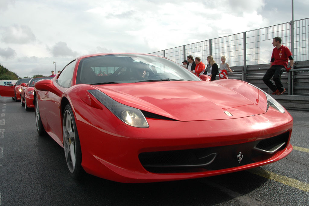 En Ferrari 458 som denne kan opleves ved Aarhus Racing Show
(Foto: Morten Alstrup)